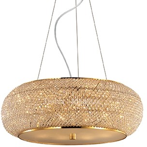 Ideal Lux Lampa wisząca Pasha kol złoty 164984) Ideal Lux