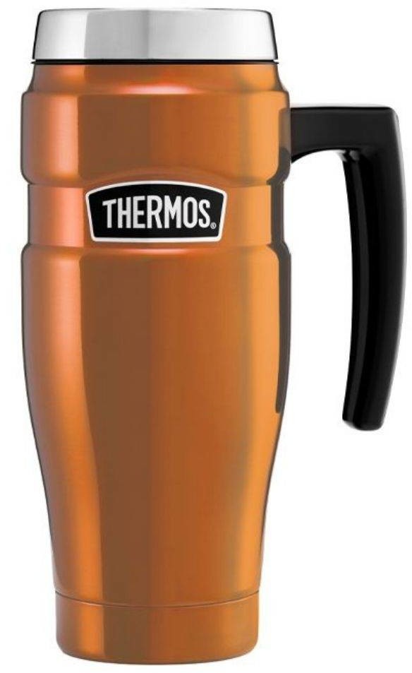 Thermos Podróżny kubek z uchwytem 470 ml Stainless King - copper 160034 (170268)