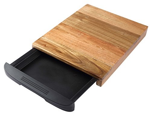 Bergner Tagliere deska do krojenia z naturalnego drewna, z szufladami, 2 sztuki BG-4926