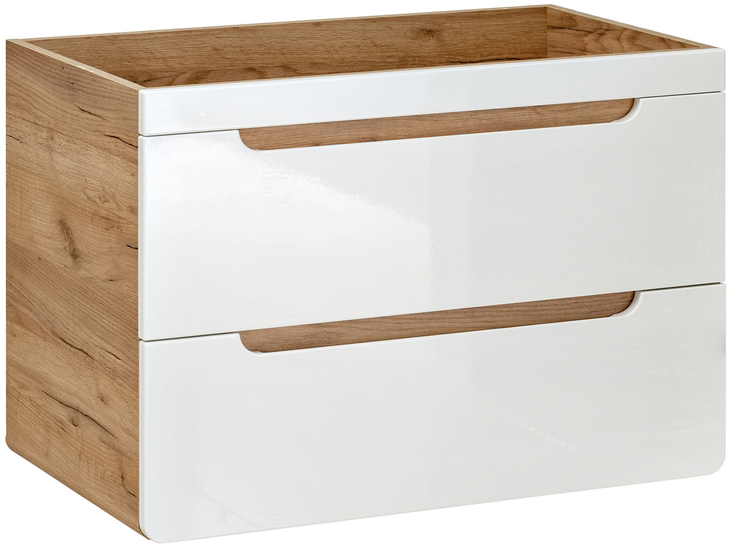 Szafka pod umywalkę Biała 80 cm ELIANN