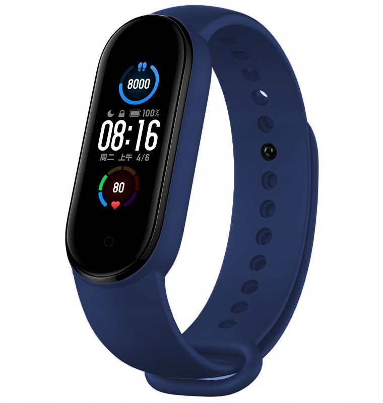 Devia pasek do Xiaomi Mi Band 5 dark niebieski