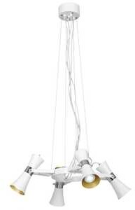Luminex Bowi 1367 lampa wisząca zwis okrągła 4x8W GU10 biały