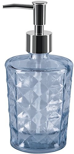 Spirella spirella dozownik mydła Carla szklany dozownik do mydła w płynie-400 ML Niebieski 10.20019