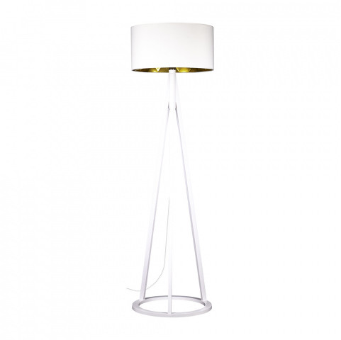 Spotlight Premium Collection Lampa podłogowa Victoria 6431802 SPOTLight Premium Collection biało-złota oprawa w nowoczesnym stylu 6431802