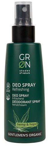 COSMONDIAL GMBH GRN Gentelmen's Organic Odświeżający dezodorant w sprayu Olej Konopny & Chmiel 75 ml 7082062