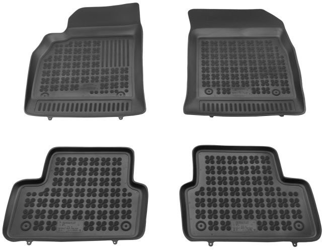 REZAW PLAST Dywaniki gumowe czarne PLAST 202103, 4 szt, Chevrolet Cruze od 2009 PLAST 202103