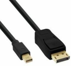 InLine Mini DisplayPort to DisplayPort Cable czarny 0,5 m, 17136s 17136S