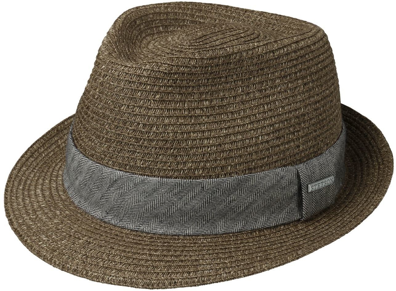 Kapelusz Słomkowy Reidton Toyo Trilby by Stetson, brązowy, S (54-55 cm)