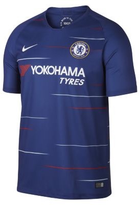 Nike Męska koszulka piłkarska 2018/19 Chelsea FC Stadium Home - Niebieski 919009-496