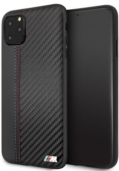 BMW Etui hardcase BMHCN65MCARBK iPhone 11 Pro Max czarny/black PU Carbon
