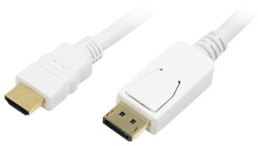 Logilink Kabel DisplayPort - HDMI2 m biały (CV0055)