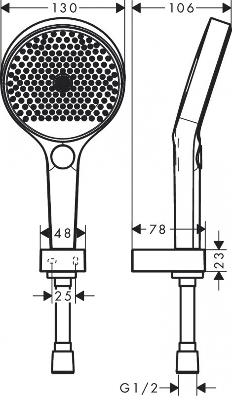 Hansgrohe Rainfinity Zestaw prysznicowy 130 3jet biały matowy 26851700