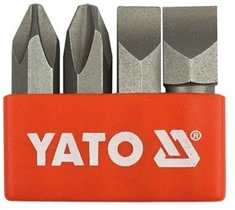 YATO Zestaw bitów do wkrętaków udarowych ph2, ph3, 8 mm, 10 mm YT-2812