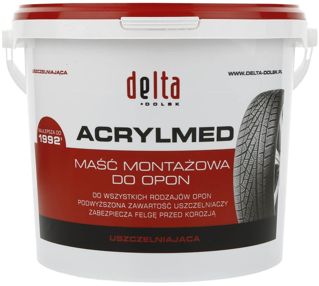 Delta Acrylmed Czerwona Uszczelniacz 4Kg