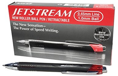 uni-ball Stylo Encre Gel rétractable Jetstream RT Rouge de Uni ball, pismo 0,5 MM, SXN 210R 789115000