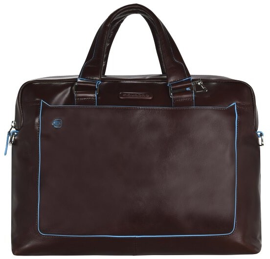 Piquadro Blue Square III Torba biznesowa, skórzana 40 cm z przegrodą na laptopa mahagonibraun CA3335B2-MO