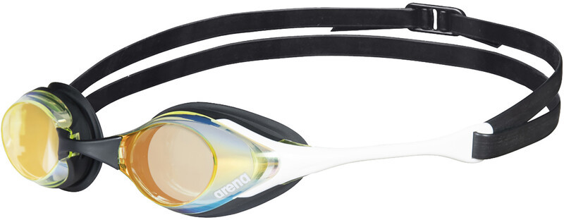Arena Cobra Swipe Mirror Goggles, yellow copper/white 2021 Okulary do pływania 4196-310-0