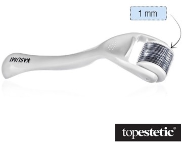 Yasumi Yasumi Derma Roller Yasumi Titanium 1 Roller do twarzy z tytanowymi igłami o dł. 1 mm