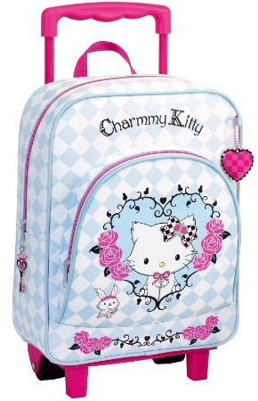 safta Safta Wózek na plecaki szkolne, składany, lekki, odporny z wyciąganym uchwytem i kółkami 6 41078 605