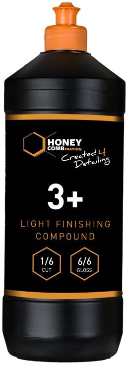 Honey combination Honey Combination Light Finishing Compound 3+  wykończeniowa pasta polerska, baza wodna 1l HON000083