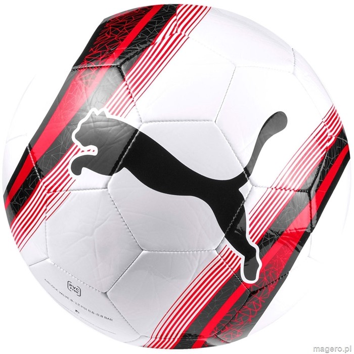 Puma Piłka nożna Big Cat 3 biało-czerwona 083044 01 083044 01