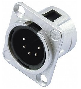 Neutrik XLR Wtyk montażowy 5pin NC5MDL-1 30200638