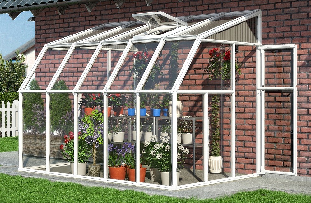 Palram Ogrody zimowe z paneli Sun Room Palram 2 x 3,24 m biały PAL702064_2x702067_702062