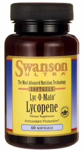 SWANSON Ekstrakt z pomidora naturalny likopen Lyc-O-Mato Lycopene 10mg 60 kapsułek
