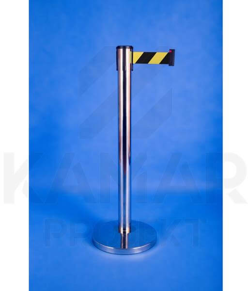 Słupek z taśmą ostrzegawczą 3,6 m