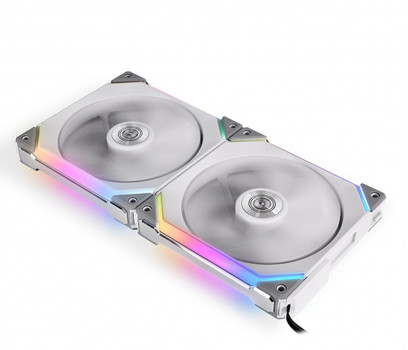 Lian Li UNI FAN SL140 RGB PWM White 2 pack 2x140mm