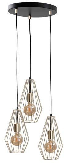 Keter lighting 550 Lampa wisząca GEO GOLD OP.OŚW.3PŁ KL-550