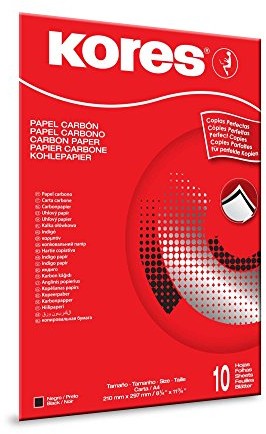Kores kalka 1200, DIN A4, 10 arkuszy, czarny 78966