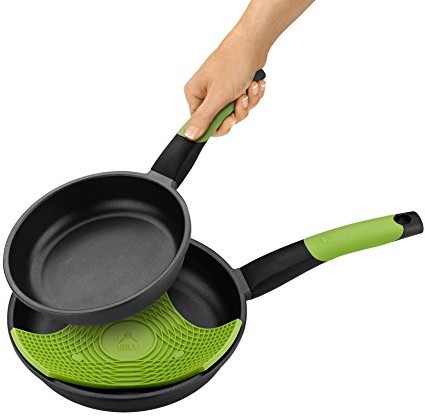 BRA Prior zestaw patelni, 2-częściowy, 20 i 24 cm, wykonana z odlewu aluminiowego, z powłoką zapobiegającą przywieraniu A121461