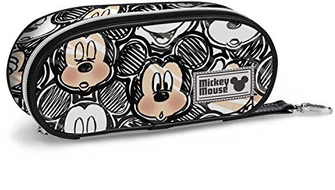 Disney KARACTERMANIA Karactermania Classic Mickey Oh Boy-Pencil Case piórnik, 21 cm, czarny (czarny) 37546