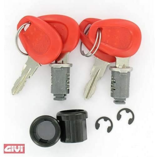 Givi Z179 2-częściowy zestaw zamków blokujących stałe, czarny, 40 Z179
