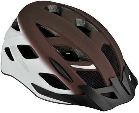 Fischer dorosłych Urban retro kask rowerowy, brązowy i biały, S/M 86714