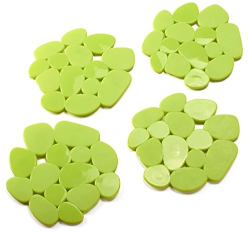 MSV TP-Link antypoślizgowa mata kąpielowa, 4 sztuki  zielony 141212