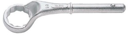 Bahco Zug-klucz oczkowy, wygięty, 12 kant, SW 24 MM 310M-24