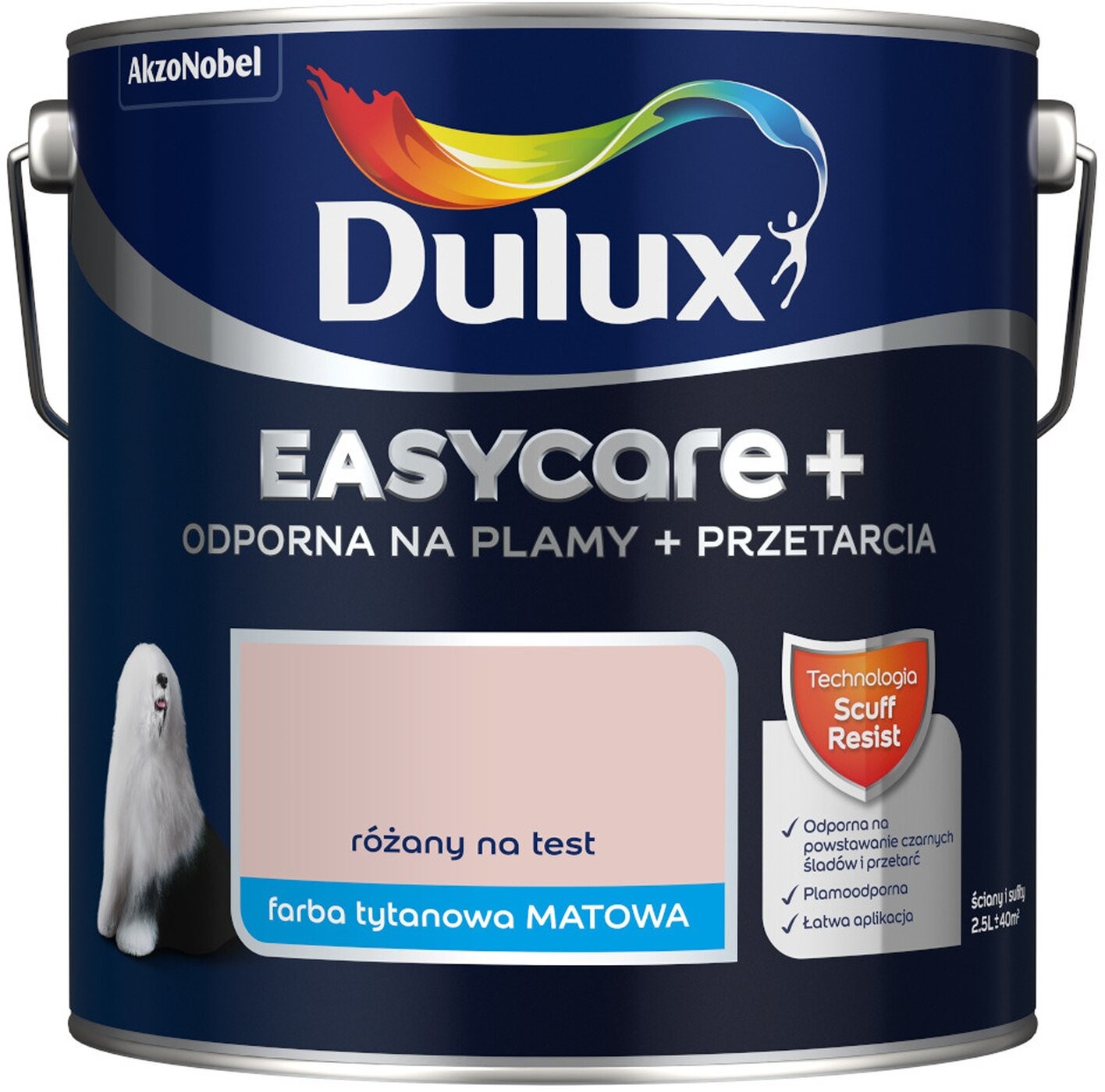 Dulux Emulsja EasyCare + różany na test 2,5L