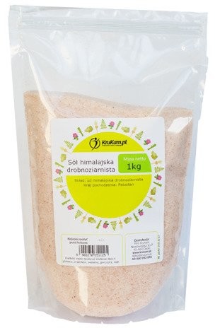 KruKam Sól himalajska drobnoziarnista 1kg