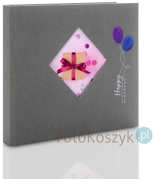Panodia Album urodzinowy Happy Birthday (tradycyjny 60 czarnych stron)
