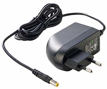 PremiumCord PremiumCord Uniwersalny zasilacz 230 V/9 V/2 A DC, adapter sieciowy AC/DC, adapter sieciowy i kabel zasilający do routerów i innych urządzeń 9 V, wtyczka wyjściowa 5,5 mm/2,1 mm, adapter pp-61 ppadapter-61
