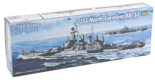 Trumpeter 05734 zestaw do budowy modelu USS North Carolina BB-55