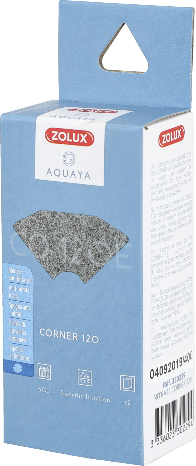 Zolux AQUAYA Wkład Nitrate Corner 120 330229