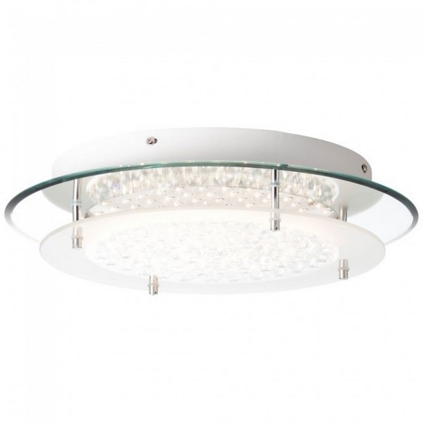 Brilliant plafon LED Jolene 16W 1800lm 3000-6000K chrom/transparentny G96984A15