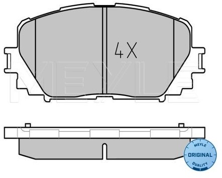 Wulf Gaertner Autoparts Zestaw klocków hamulcowych, hamulce tarczowe Wulf Gaertner Autoparts 025 247 0817