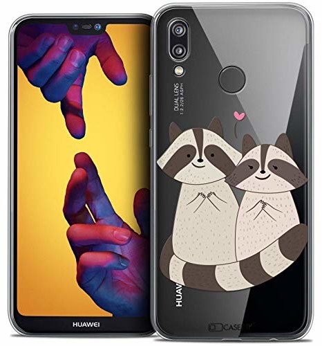 Caseink Etui do Huawei P20 Lite, Sweetie Racoon Liebe CRYSPRNTP20LITERACOONLOVE
