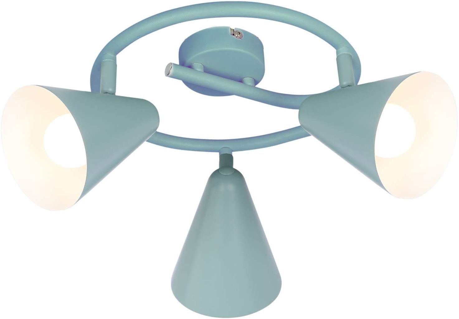 Candellux AMOR LAMPA SUFITOWA SPIRALA 3X40W E14 SZARY MAT