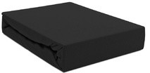 Darymex Prześcieradło Jersey z gumką czarne 220x200 dx-220-pjr-027