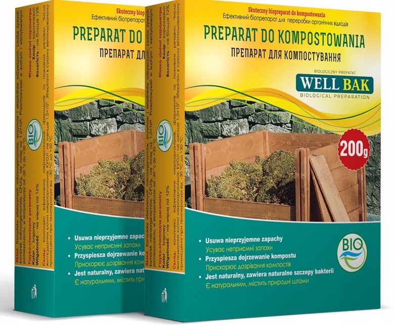 Well Bak Nawóz Bakterie Do Kompostowania 200 G